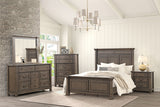 Huddersfield Mirror - Dark Walnut