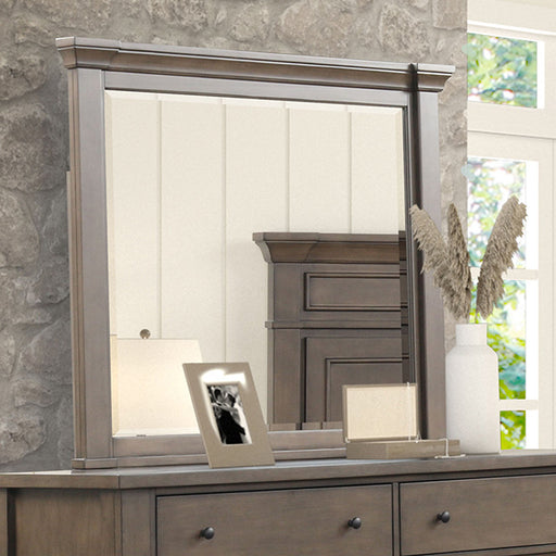Huddersfield Mirror - Dark Walnut