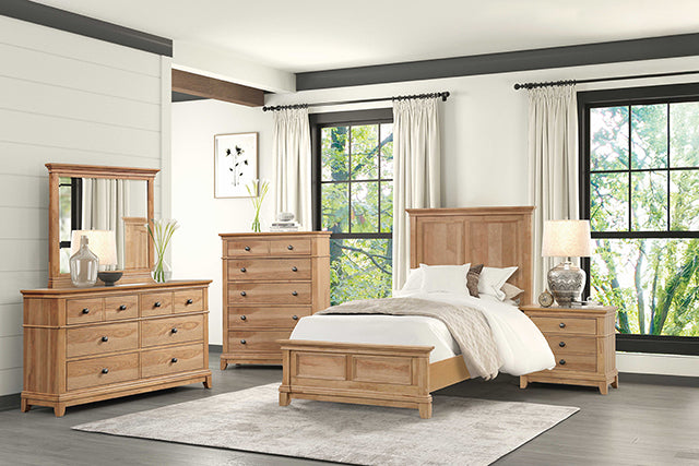 McHenry 4 Pc. Bedroom Set - Natural Oak