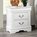 Louis Philippe Night Stand - White