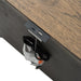Neue Mills 3-Drawer Nightstand - Farmhouse Black/Rustic Oak