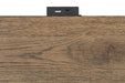 Neue Mills 3-Drawer Nightstand - Farmhouse Black/Rustic Oak