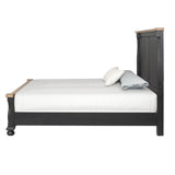 Neue Mills 4 Pc Bedroom Set (N2) - Farmhouse Black/Rustic Oak