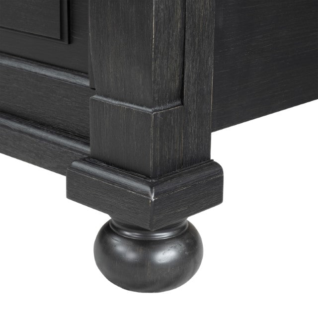 Neue Mills 5 Pc Bedroom Set (N2) - Farmhouse Black/Rustic Oak