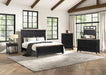 Neue Mills Chest - Farmhouse Black/Rustic Oak