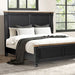 Neue Mills 4 Pc Bedroom Set (N1) - Farmhouse Black/Rustic Oak