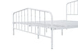 Nicoli Metal Bed - White