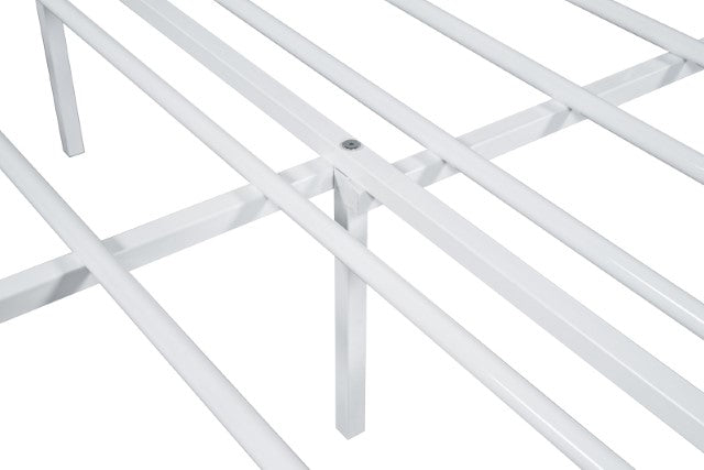 Nicoli Metal Bed - White