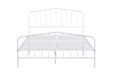 Nicoli Metal Bed - White