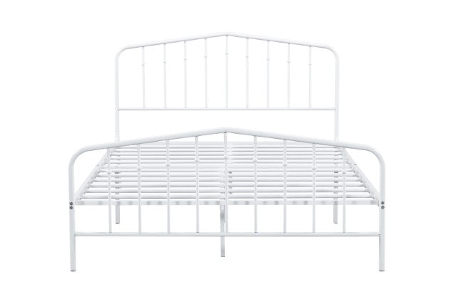 Nicoli Metal Bed - White
