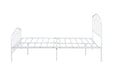 Nicoli Metal Bed - White