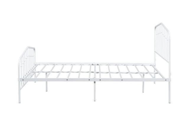 Nicoli Metal Bed - White