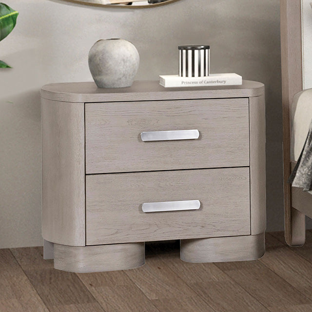 Pocatello Nightstand - White Oak