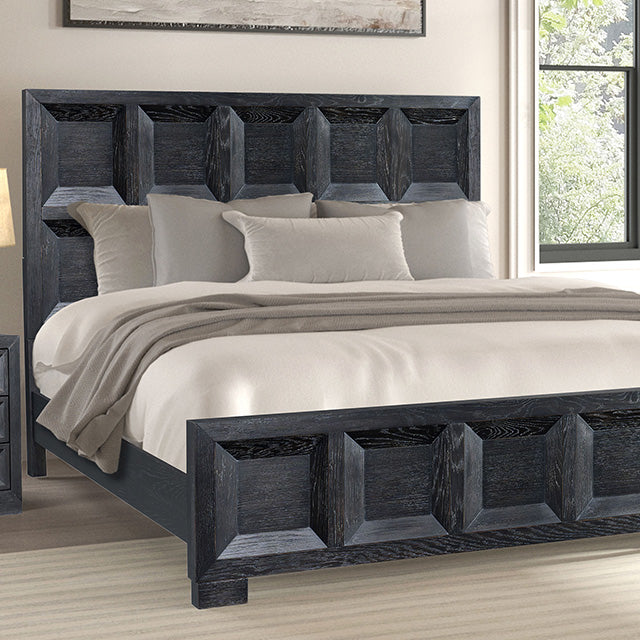 Hatton Cross 4 Pc Bedroom Set (N2) - Weathered Black