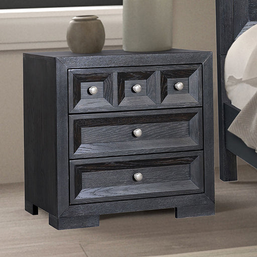Hatton Cross Nightstand - Weathered Black