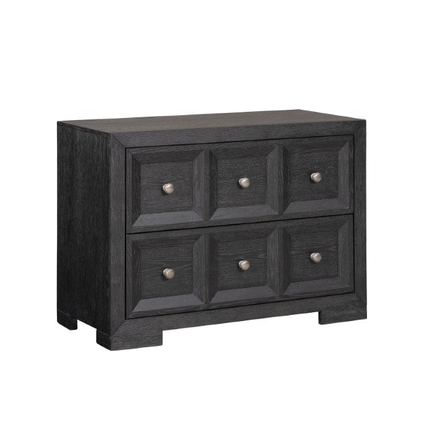 Hatton Cross Oversized Nightstand - Weathered Black