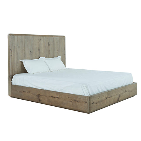 Solenne Arc 4 Pc Bedroom Set - Knotty Grained Oak