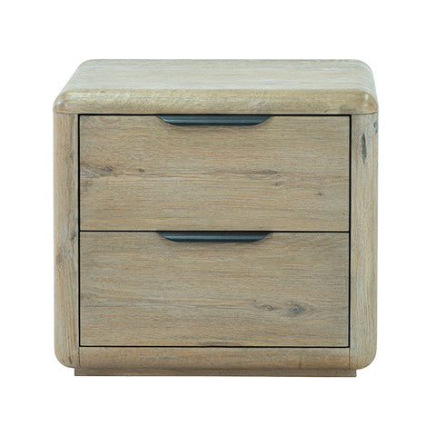 Solenne Arc Nightstand - Knotty Grained Oak