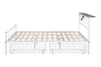 Nicoli Metal Bed With Underbed Storage - White