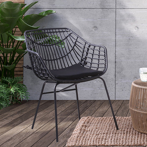 Livana Outdoor Chair (Set of 2) - Black