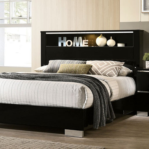 Carlie 5 Pc Bedroom Set - Black