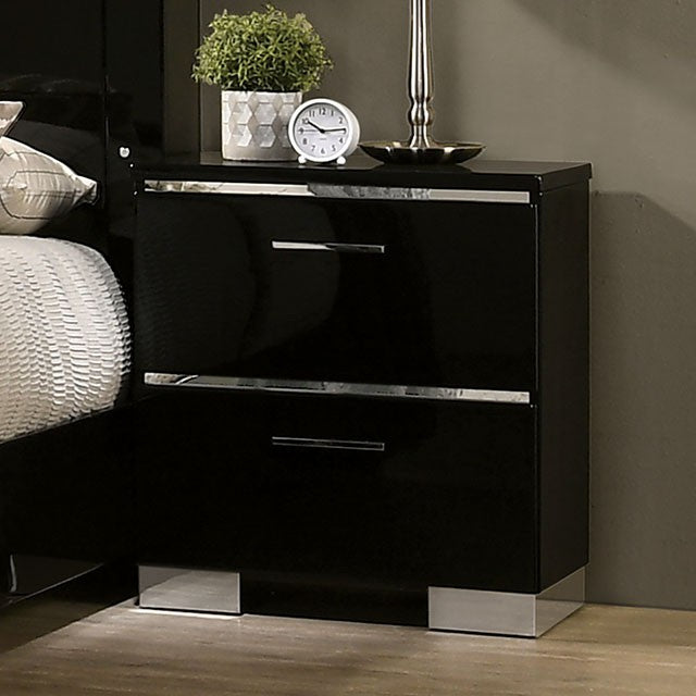 Carlie Night Stand - Black