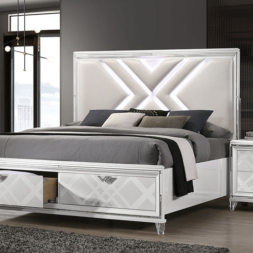 Emmeline 5 Pc Bedroom Set - White