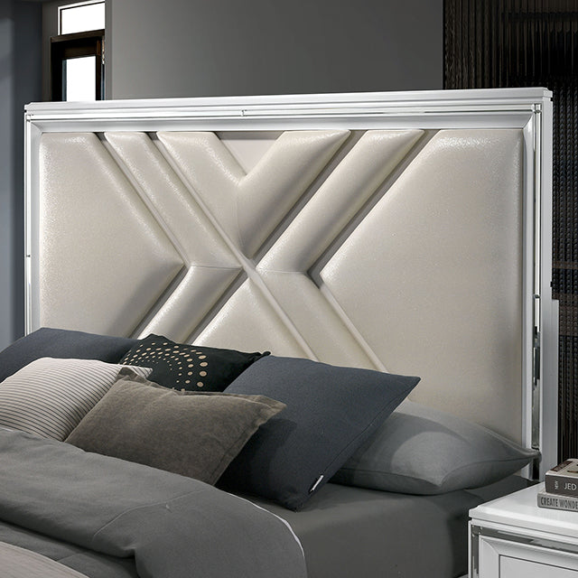 Emmeline 4 Pc Bedroom Set - White