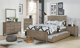 Vevey Armoire - Wire-Brushed Warm Gray