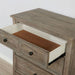 Vevey Chest - Wire-Brushed Warm Gray