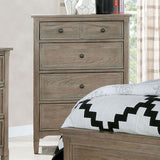 Vevey Chest - Wire-Brushed Warm Gray