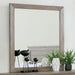 Vevey Mirror - Wire-Brushed Warm Gray