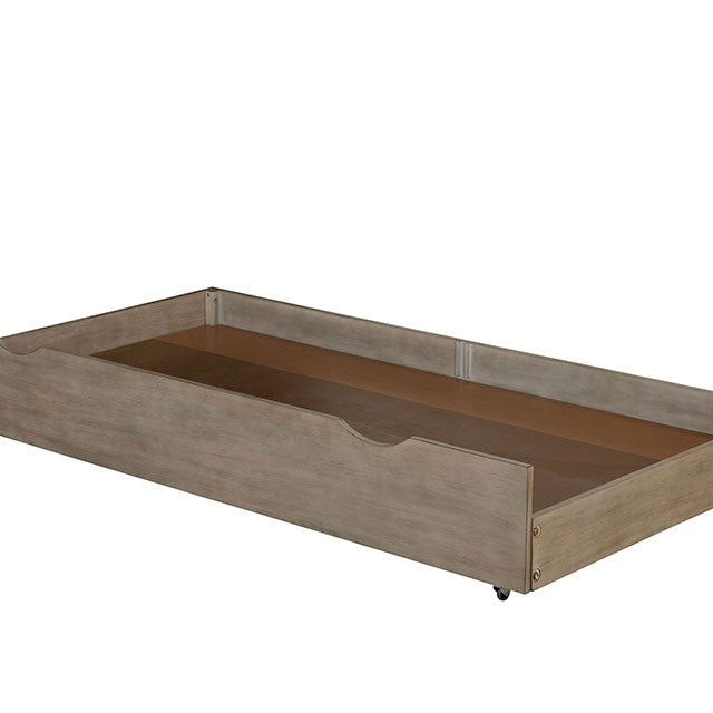 Vevey Trundle - Wire-Brushed Warm Gray