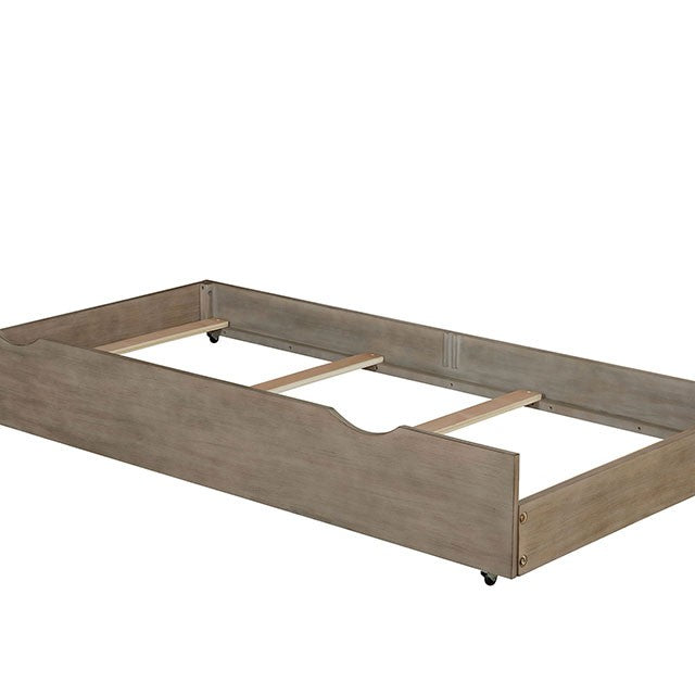Vevey Trundle - Wire-Brushed Warm Gray