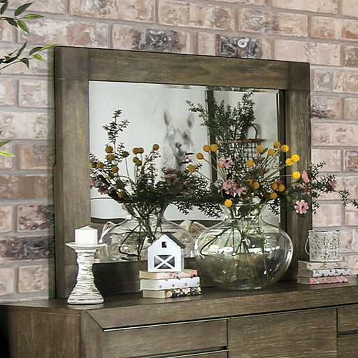 Bridgewater Mirror - Light Walnut