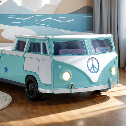 Axel Peace Bus Bed - Teal