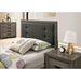 Roanne 4 Pc Bedroom Set - Gray/Charcoal