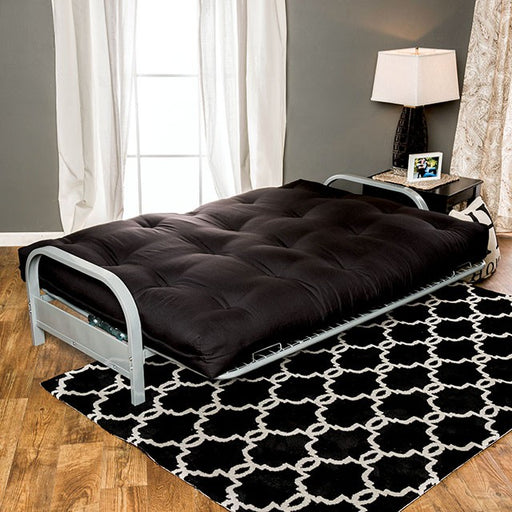 Plosh 8" Black Futon Mattress w/ Spring - Black