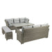 Malia Patio Dining Table - Gray