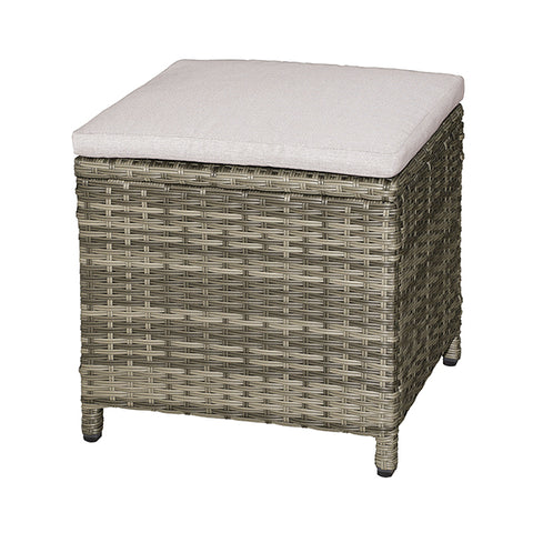 Antigua Ottoman (Set of 2) - Gun Metal/Brown/Gray