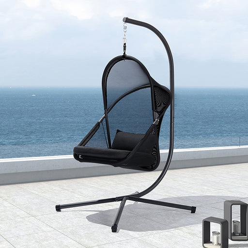Crush Swing Chair - Black