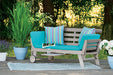 Maui Convertible Sofa Daybed - Gray/Turquoise