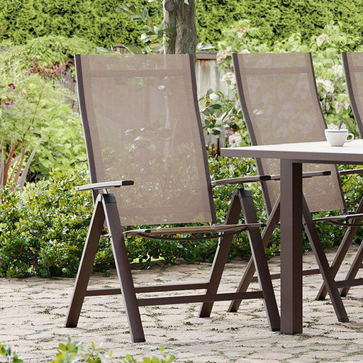 Monza Adjustable Chairs (Set of 2) - Gun Metal/Gray