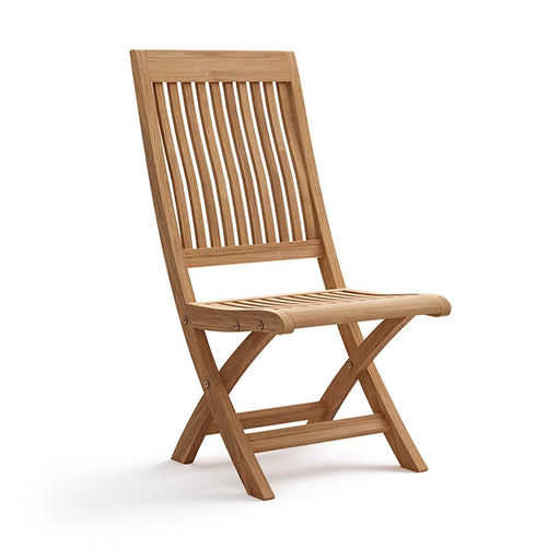 Nusa Folding Armless Chair - Natural