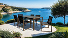 Oswego 8 Pc. Outdoor Dining Set - Natural/Black