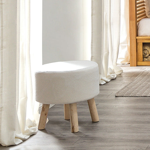 Gates Footstool (Set of 2) - White/Natural