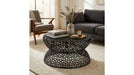 T3704 Coffee Table – T3704 Round Coffee Table Black by Galaxy Home Furnishings