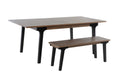 Kennedy Bench - L. Walnut