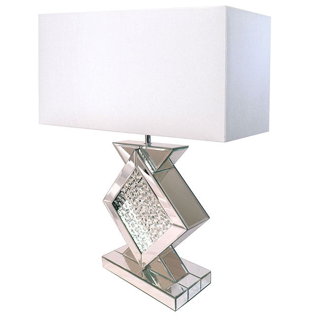 Desma Table Lamp - Champagne/White