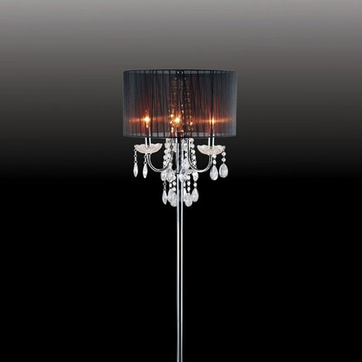 Jada Floor Lamp - Black/Chrome